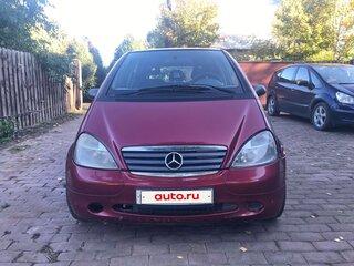 2000 Mercedes-Benz A-Класс 160 I (W168), пурпурный, 210000 рублей, вид 2