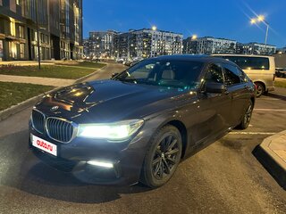 2018 BMW 7 серии Long 730Ld xDrive VI (G11/G12), синий, 3500000 рублей, вид 2