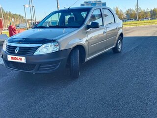2014 Renault Logan I Рестайлинг, бежевый, 350000 рублей, вид 1