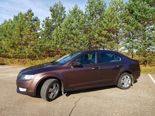 2015 Skoda Octavia III (A7), коричневый, 1000000 рублей, вид 3