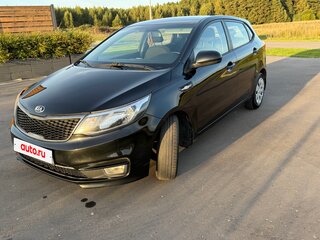 2016 Kia Rio III Рестайлинг, чёрный, 985000 рублей, вид 1