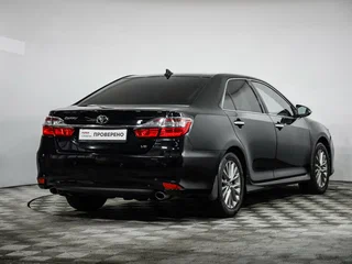 2017 Toyota Camry VII (XV50) Рестайлинг 2, чёрный, 1544000 рублей, вид 5