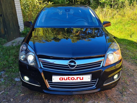 2008 Opel Astra H Рестайлинг, чёрный, 505000 рублей - вид 1