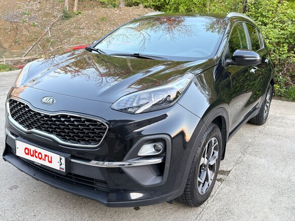 2021 Kia Sportage IV Рестайлинг, чёрный - вид 1
