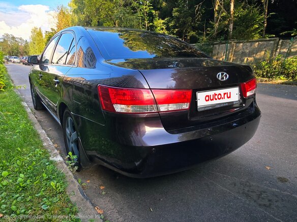 2007 Hyundai Sonata V (NF), пурпурный, 466000 рублей - вид 2