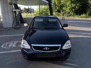 2013 Lada (ВАЗ) Priora I Рестайлинг, синий, 420000 рублей, вид 2