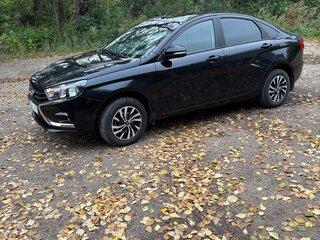 2021 Lada (ВАЗ) Vesta I, чёрный, 1300000 рублей, вид 1