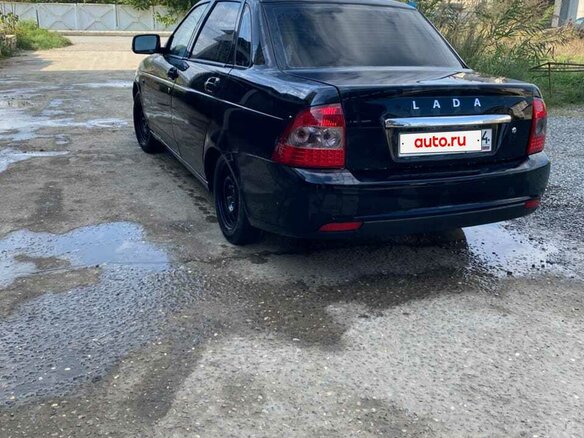2008 Lada (ВАЗ) Priora I, чёрный, 160000 рублей - вид 2
