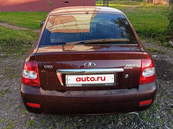2012 Lada (ВАЗ) Priora I, пурпурный, 420000 рублей - вид 4