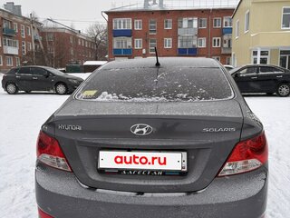 2012 Hyundai Solaris I, чёрный, 770000 рублей, вид 4