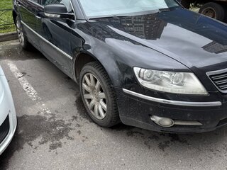 2008 Volkswagen Phaeton Long I, чёрный, 850000 рублей, вид 3