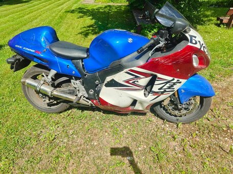 2007 Suzuki GSX 1300 R Hayabusa, синий, 600000 рублей, вид 4