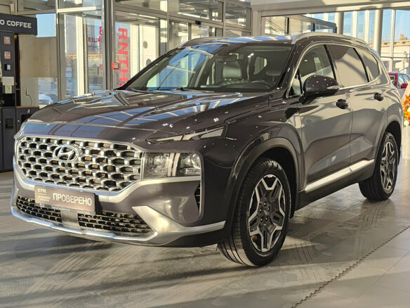2022 Hyundai Santa Fe IV Рестайлинг, синий, 3469000 рублей