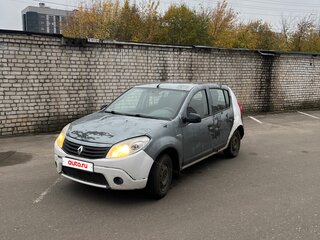 2010 Renault Sandero I, белый, 160000 рублей, вид 2