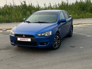 2010 Mitsubishi Lancer X, синий, 730000 рублей, вид 1