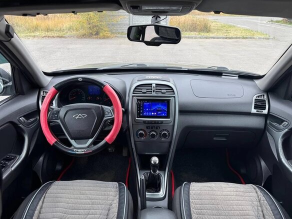 2014 Chery Tiggo (T11) I Рестайлинг (FL), серый, 600000 рублей - вид 16