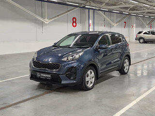 2019 Kia Sportage IV Рестайлинг, синий, 1930000 рублей, вид 1