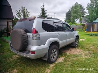 2004 Toyota Land Cruiser Prado 120 Series, серебристый, 1200000 рублей, вид 5
