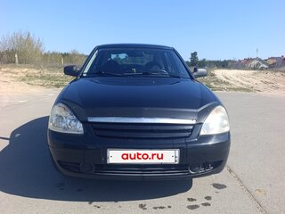 2009 Lada (ВАЗ) Priora I, чёрный, 365000 рублей, вид 2