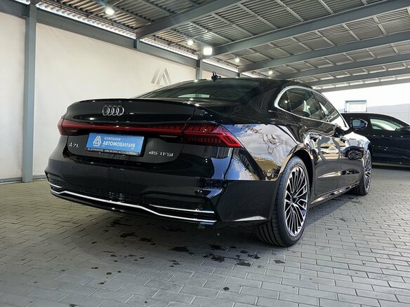 2024 Audi A7 45 TFSI II (4K), чёрный - вид 4