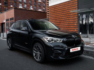2017 BMW X1 20i xDrive II (F48), чёрный, 2150000 рублей, вид 3