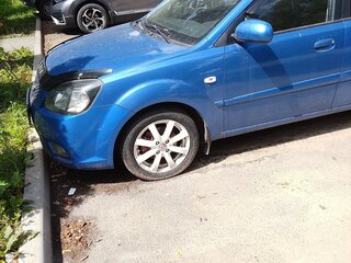 2010 Kia Rio II Рестайлинг, синий, 500000 рублей, вид 5