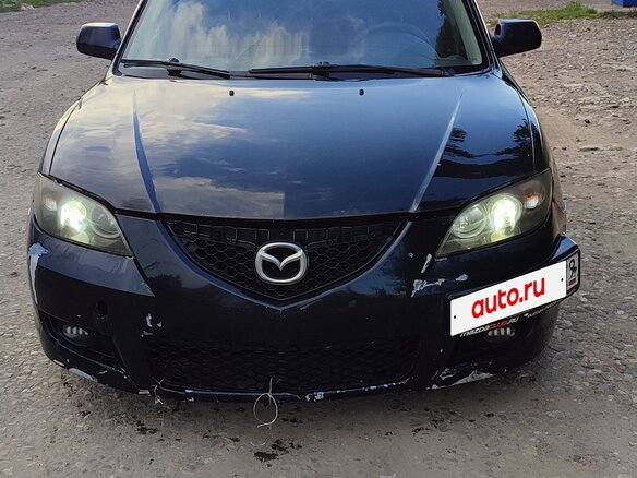 2008 Mazda 3 I (BK) Рестайлинг, чёрный, 250000 рублей - вид 1