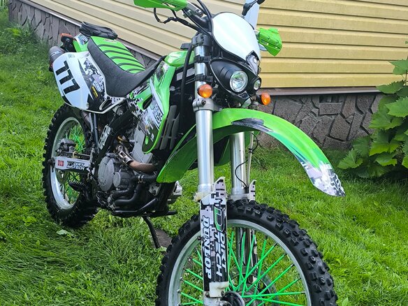 1999 Kawasaki KLX 250, зелёный, 250000 рублей - вид 12