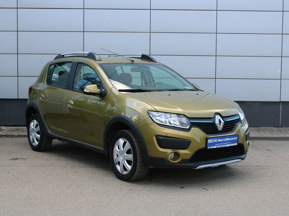 2015 Renault Sandero Stepway II, зелёный - вид 2