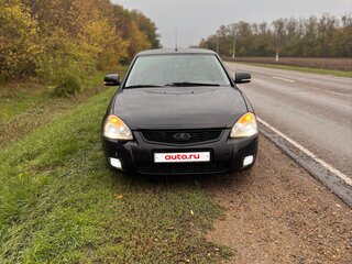2008 Lada (ВАЗ) Priora I, чёрный, 190000 рублей, вид 3