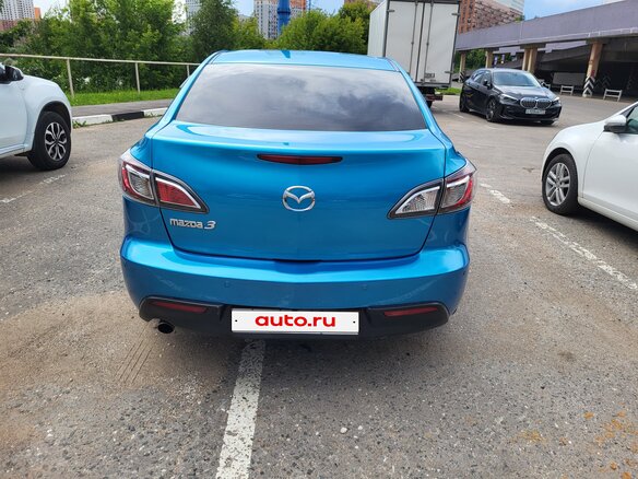 2010 Mazda 3 II (BL), голубой, 670000 рублей - вид 4