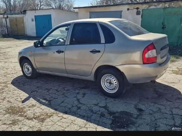 2006 Lada (ВАЗ) Kalina I, бежевый, 155000 рублей - вид 4