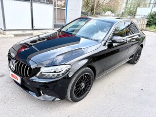 2019 Mercedes-Benz C-Класс 200 IV (W205) Рестайлинг, чёрный, 3500000 рублей, вид 3