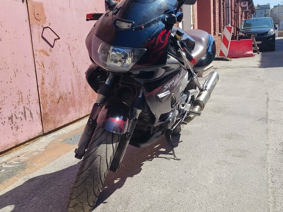 1997 Honda VTR 1000, чёрный, 380000 рублей