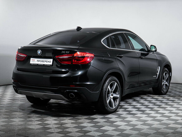 2016 BMW X6 30d II (F16), чёрный, 3910500 рублей - вид 4