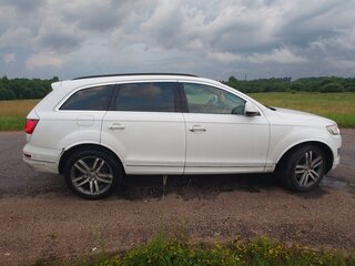 2013 Audi Q7 I (4L) Рестайлинг, белый, 1900000 рублей, вид 3