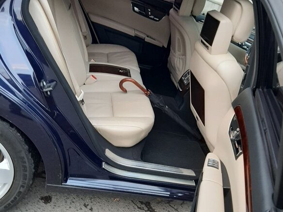 2008 Mercedes-Benz S-Класс 350 Long V (W221), синий, 1550000 рублей - вид 13