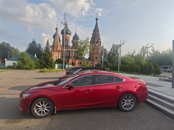 2015 Mazda 6 III (GJ) Рестайлинг, красный, 1450000 рублей