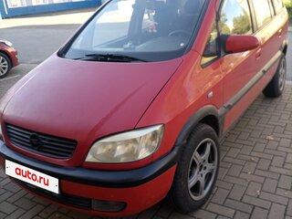 2003 Opel Zafira A Рестайлинг, красный, 340000 рублей, вид 1