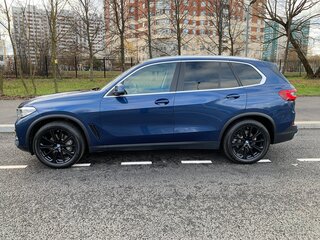 2018 BMW X5 30d IV (G05/G18), синий, 7500000 рублей, вид 4