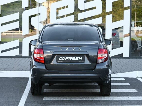 2021 Lada (ВАЗ) Granta I Рестайлинг, серый - вид 3