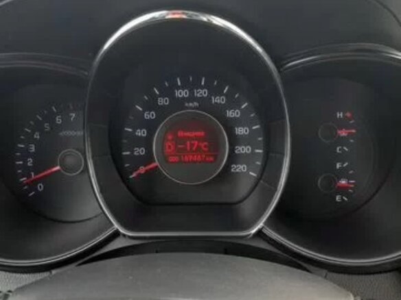 2014 Kia Rio 4-speed III, голубой, 720000 рублей - вид 9
