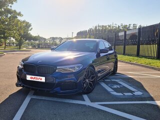 2017 BMW 5 серии 540i xDrive VII (G30/G31/G38), синий, 3599000 рублей, вид 1