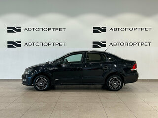 2016 Volkswagen Polo V Рестайлинг, чёрный, 899000 рублей, вид 2