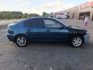 2006 Mazda 3 I (BK) Рестайлинг, синий, 350000 рублей, вид 2