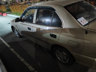 2004 Hyundai Accent ТагАЗ II, бежевый, 220000 рублей, вид 5