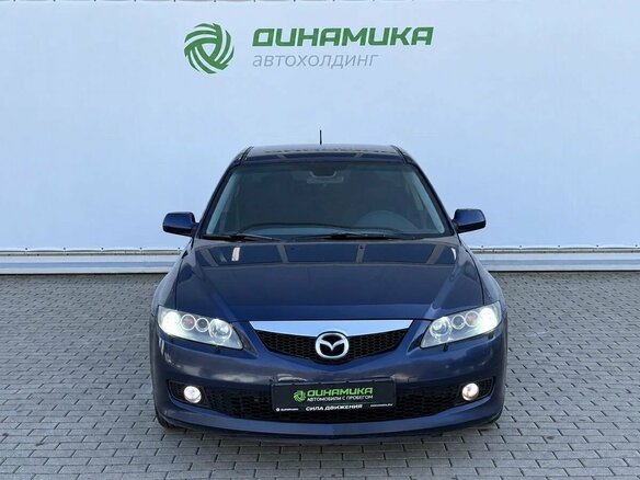 2007 Mazda 6 I (GG) Рестайлинг, синий, 395000 рублей - вид 1