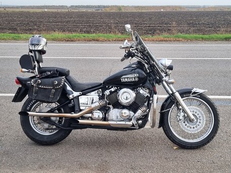 1996 Yamaha XVS400 Drag Star, чёрный, 380000 рублей, вид 3