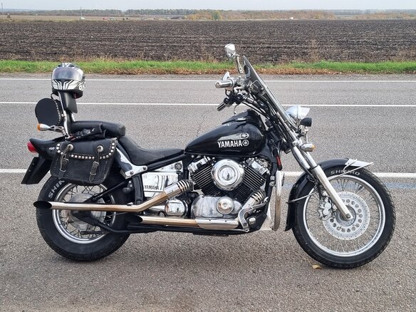 1996 Yamaha XVS400 Drag Star, чёрный, 380000 рублей - вид 2