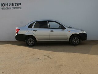2013 Lada (ВАЗ) Granta I, серебристый, 319000 рублей, вид 4